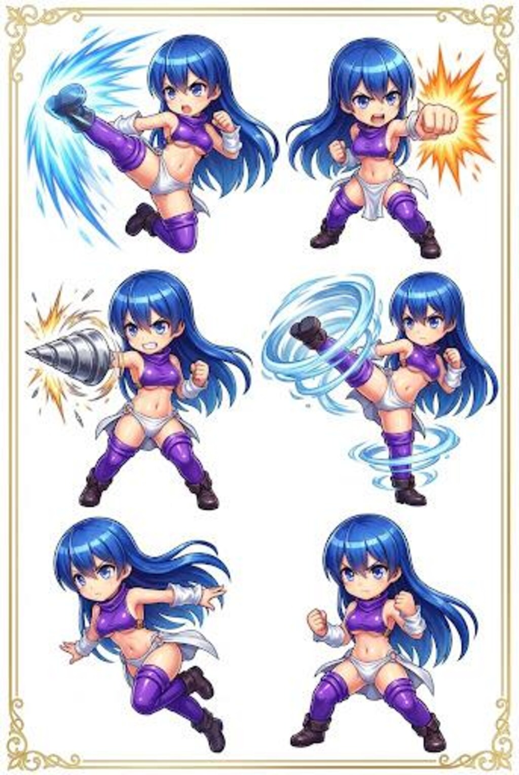 NEEDLESS　イヴ　アクションシーン