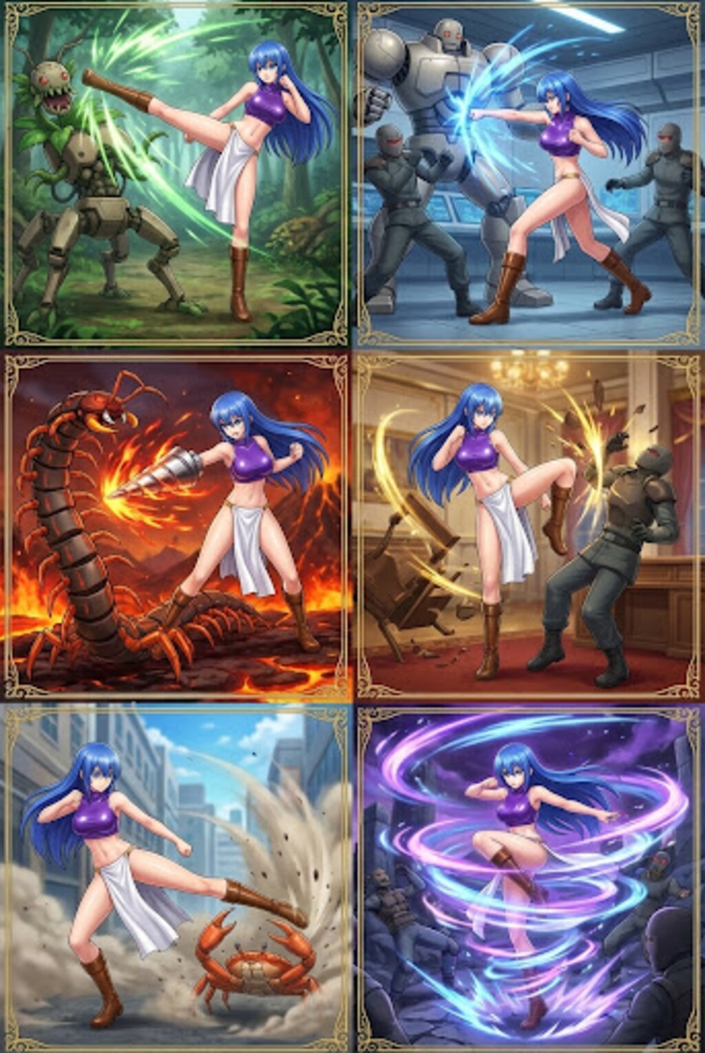 NEEDLESS　イヴ　アクションシーン