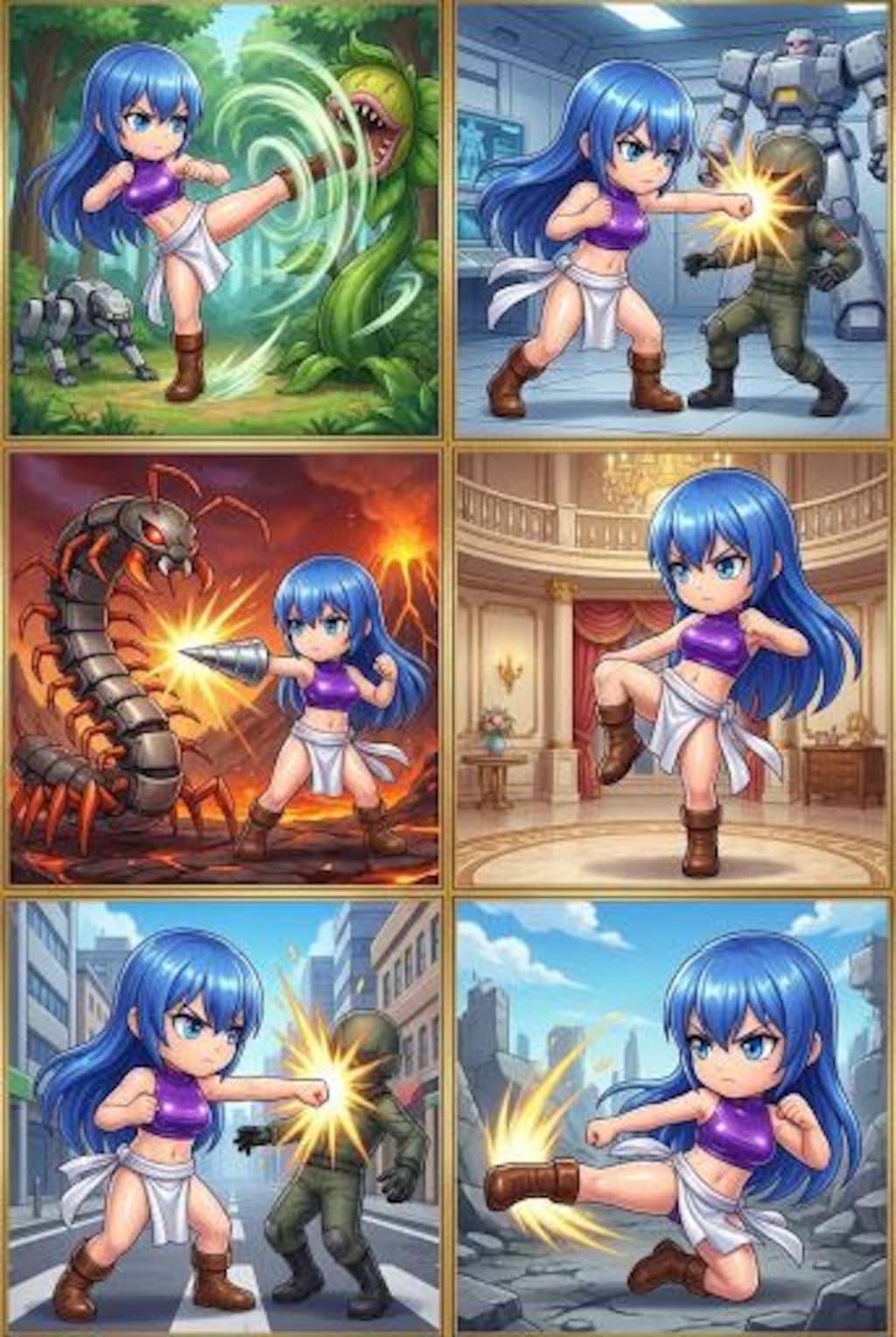 NEEDLESS　イヴ　アクションシーン