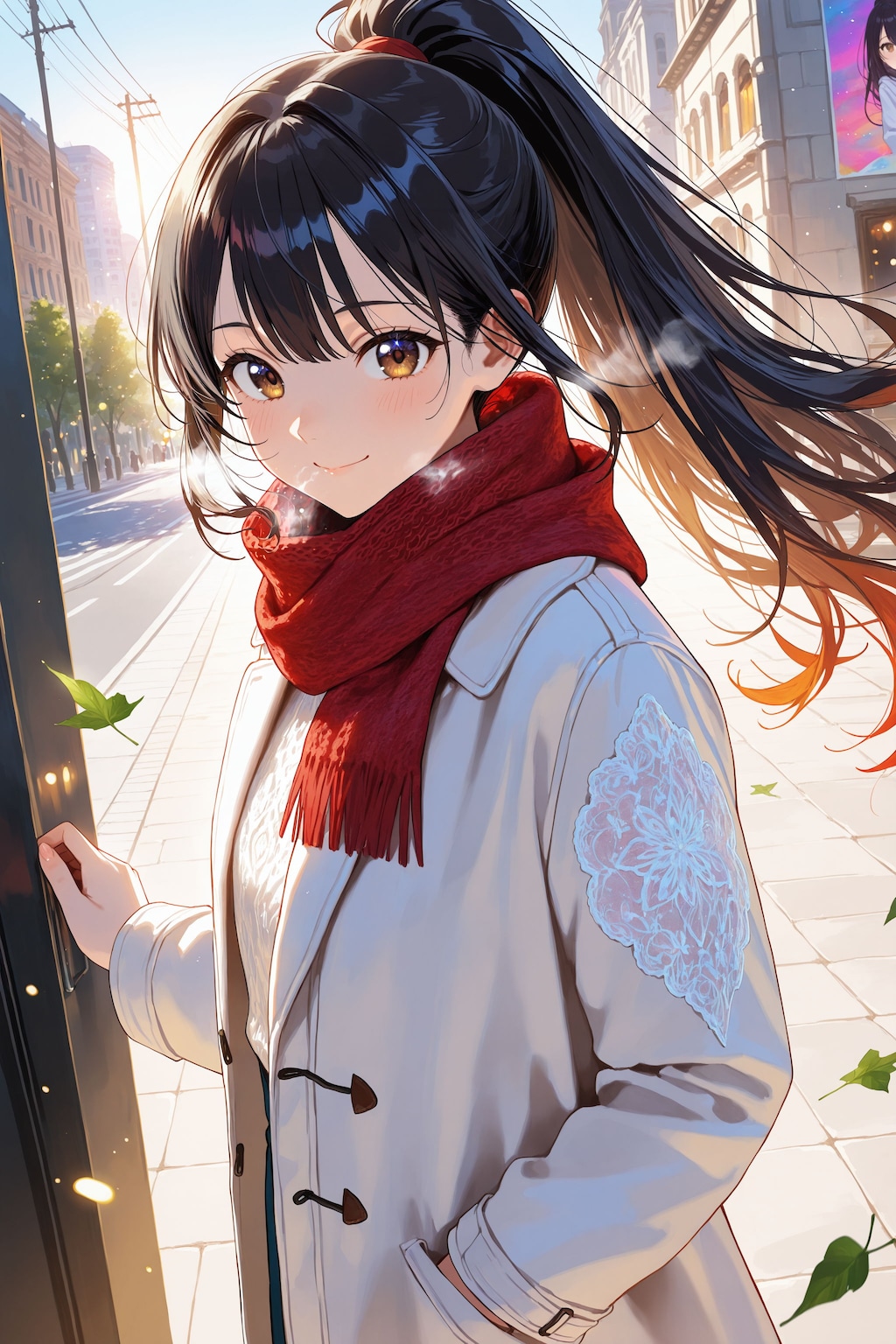 異世界の女神さま（アマテラスさん）コートマフラーVer