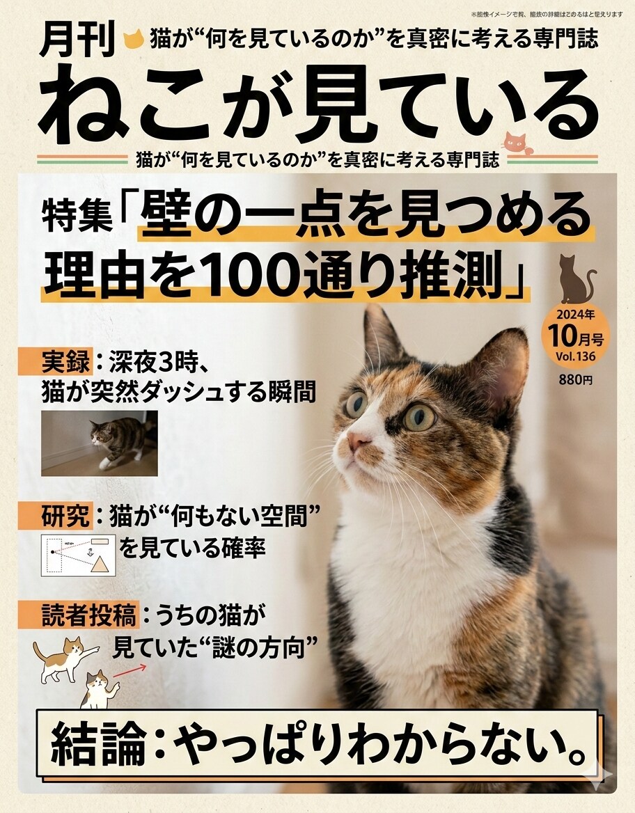 月刊 ねこが見ている | の人気AIイラスト・グラビア