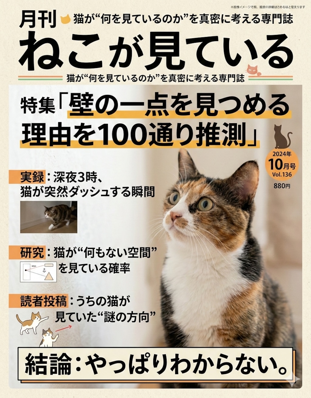 月刊 ねこが見ている