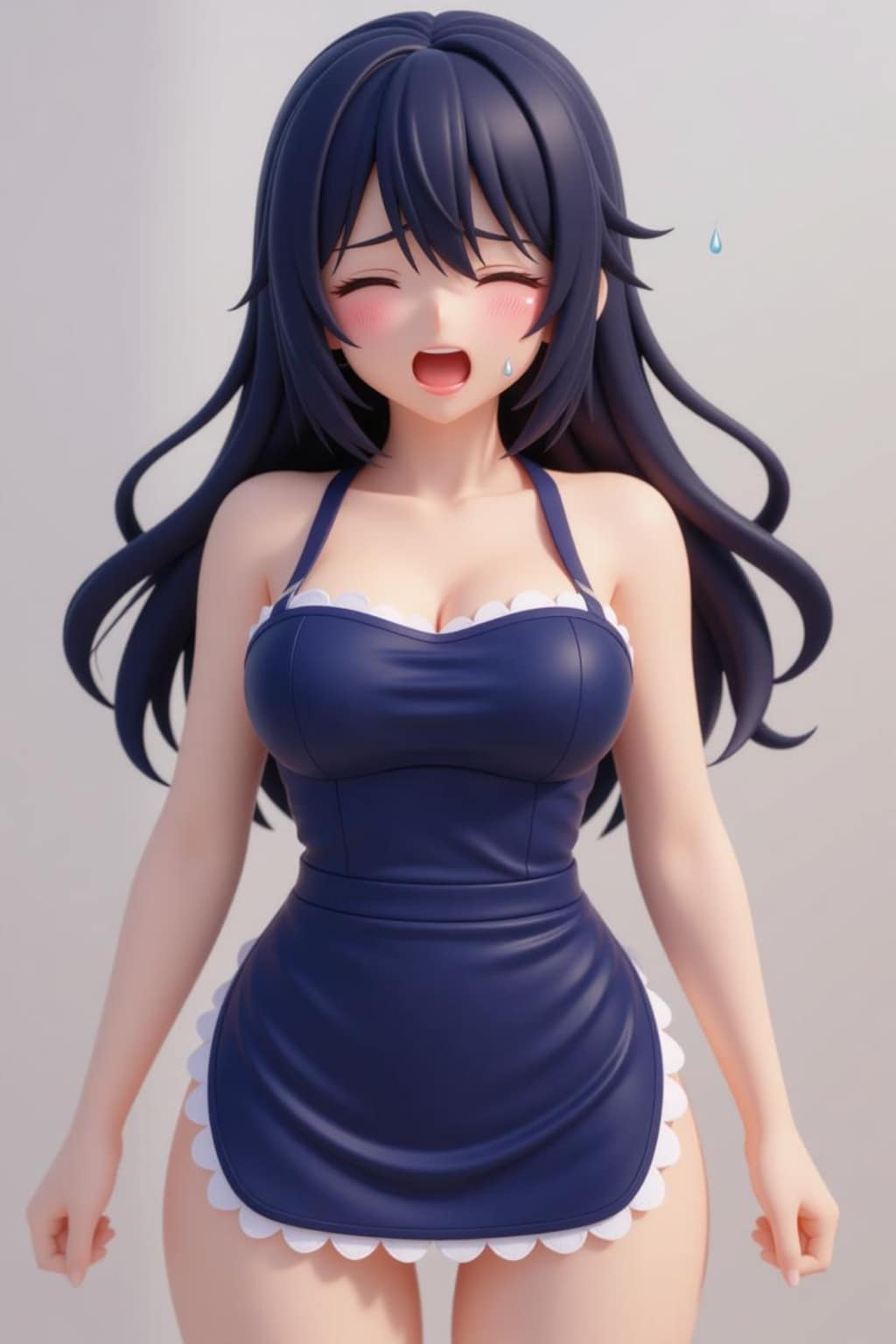 Grokで裸エプロン