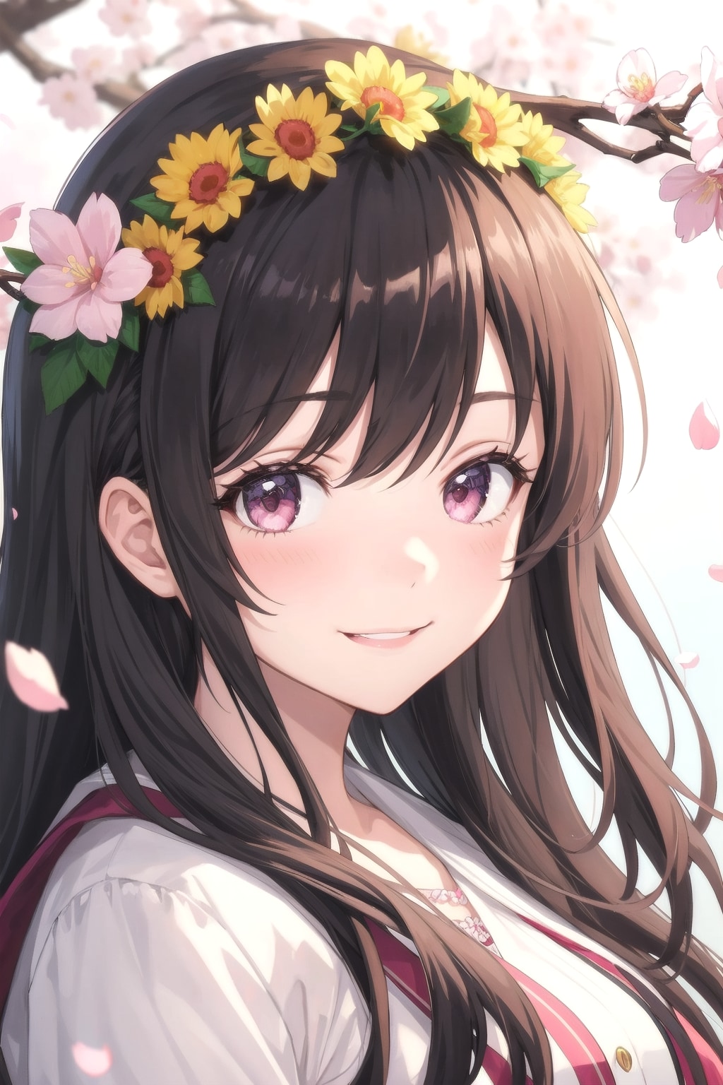 桜と花冠