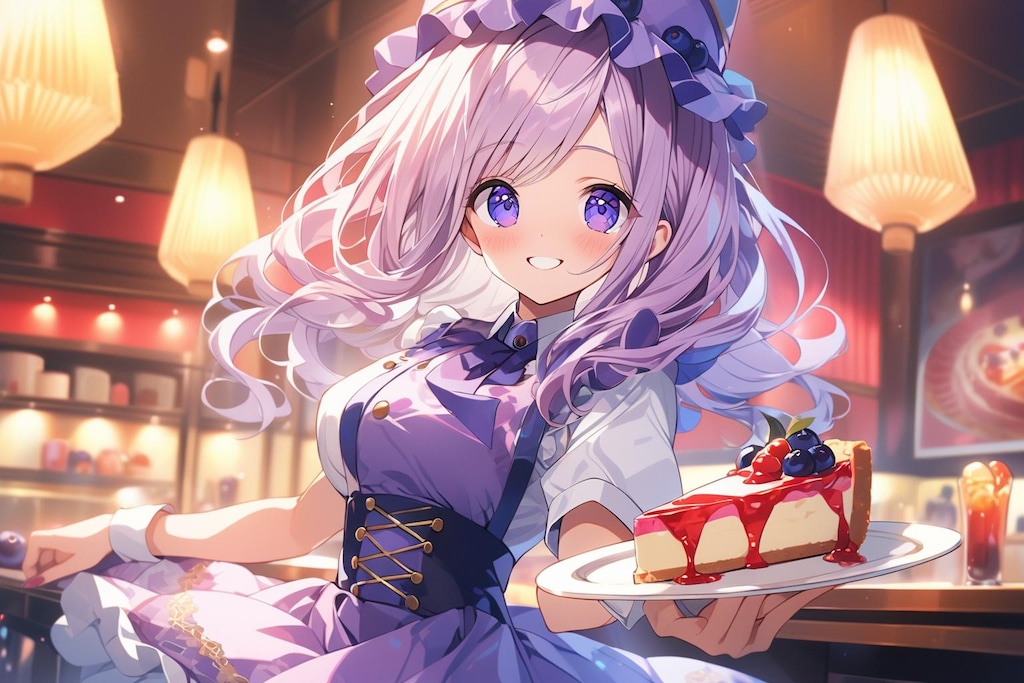 ブルーベリーチーズケーキ娘