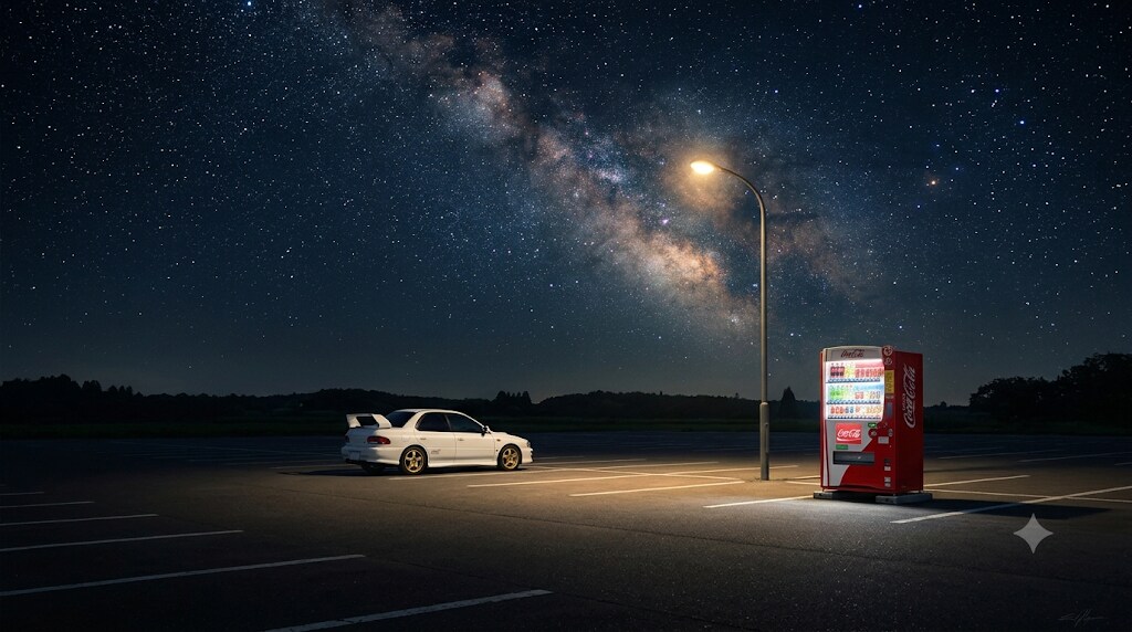 無人の駐車場