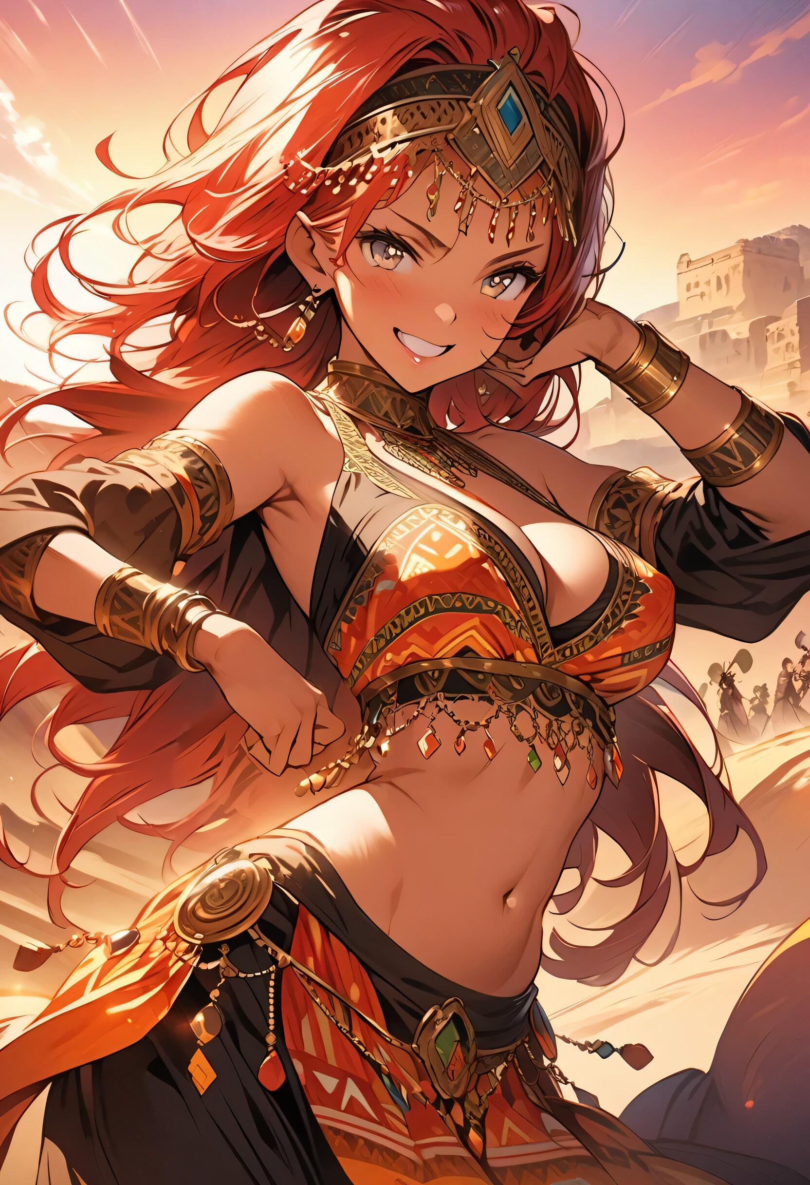 砂街の踊り娘