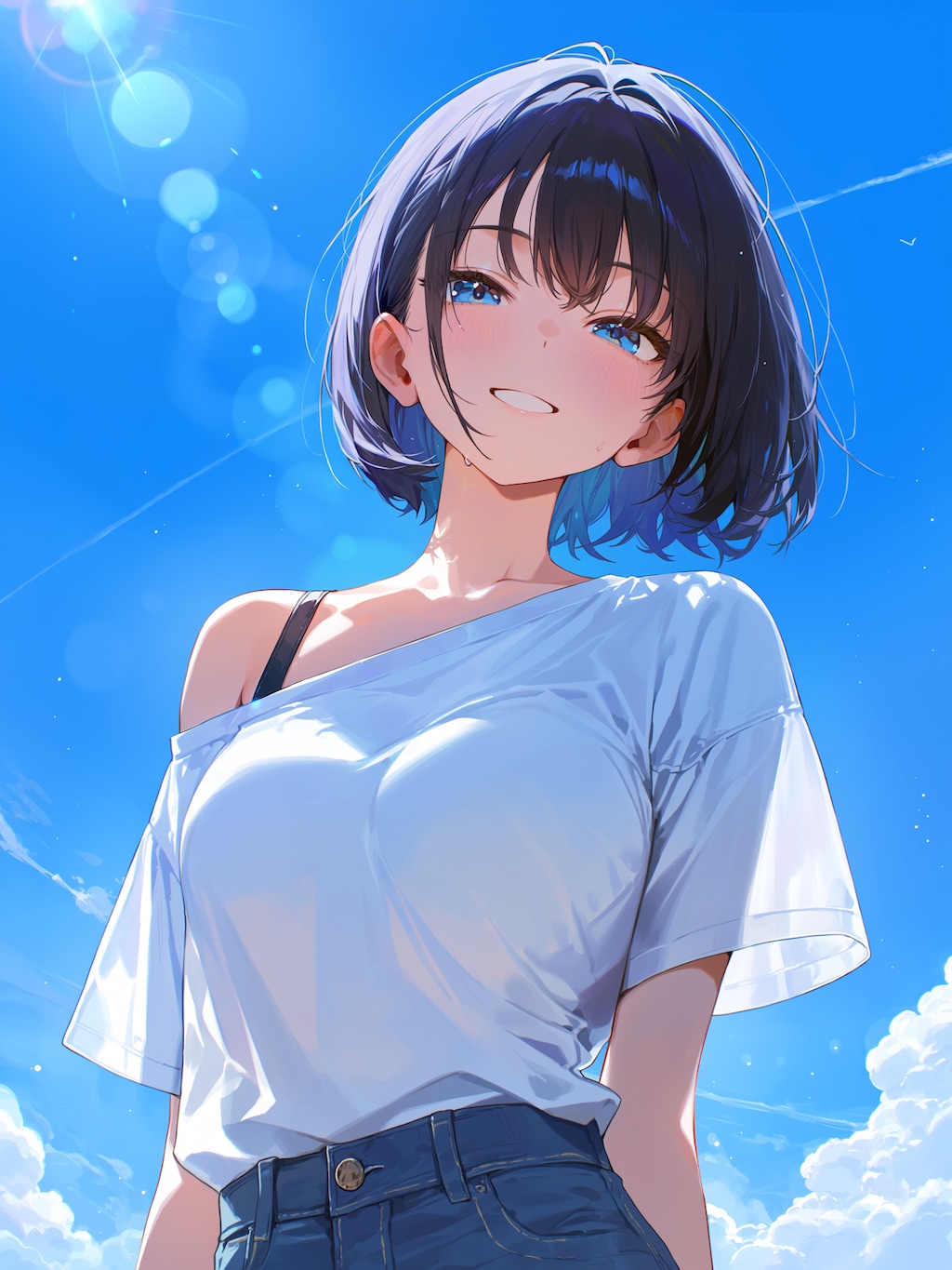 肩出し