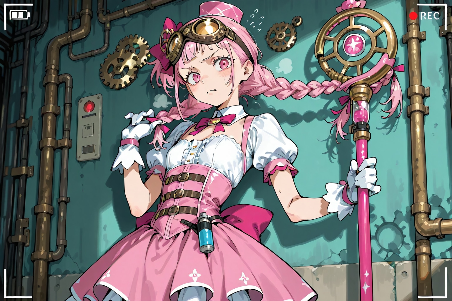 スチームパンクな魔法少女 | の人気AIイラスト・グラビア