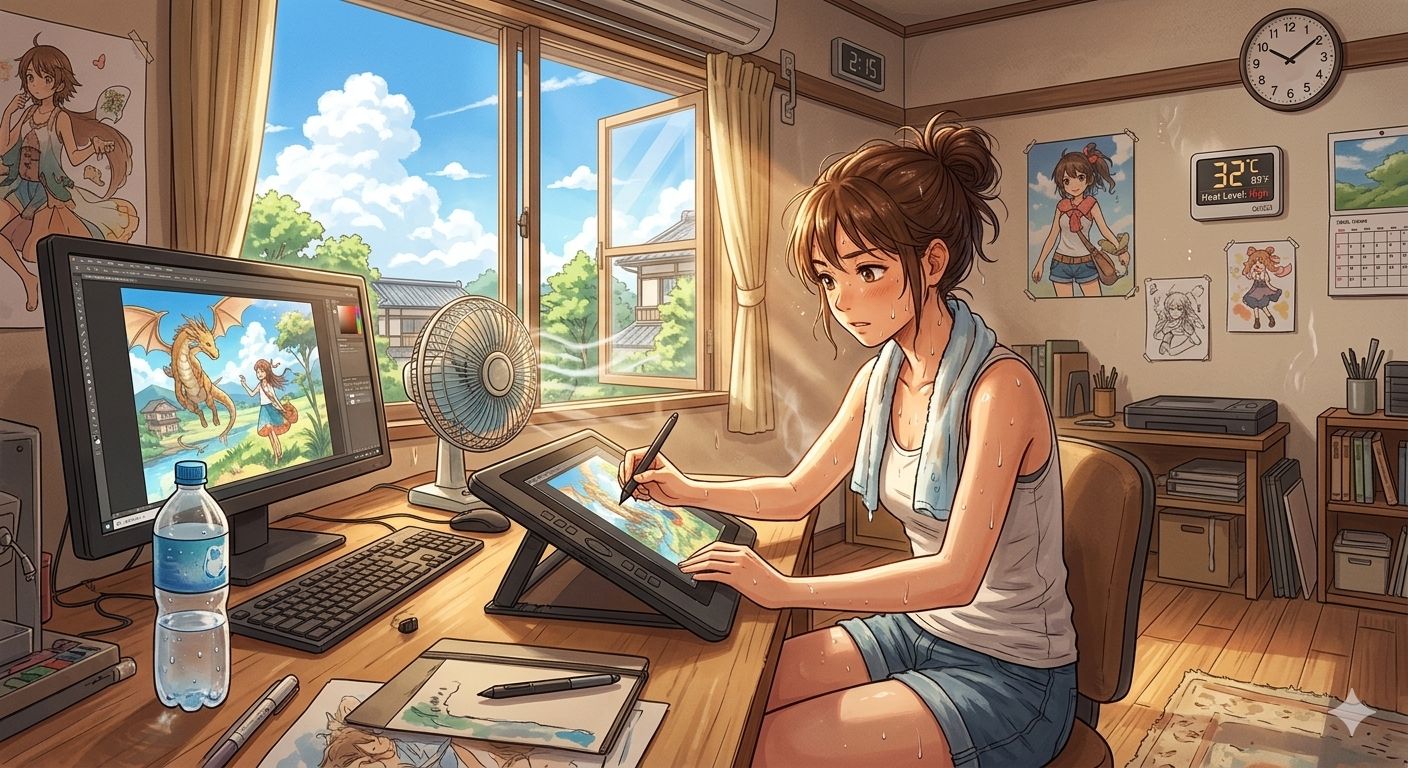 続）室温32℃ | の人気AIイラスト・グラビア