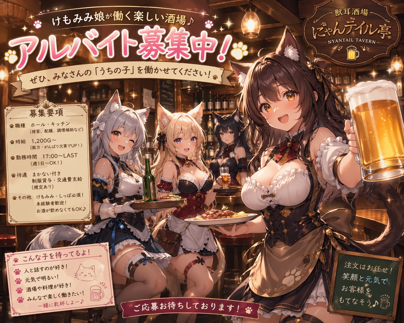 『けもみみ酒場』企画参加投稿