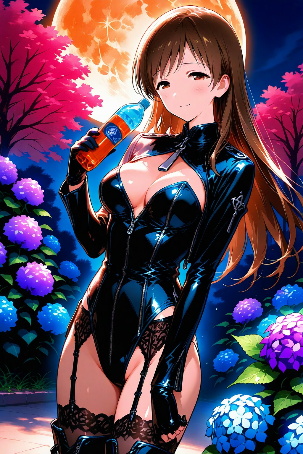 スパイ衣装の新田さん