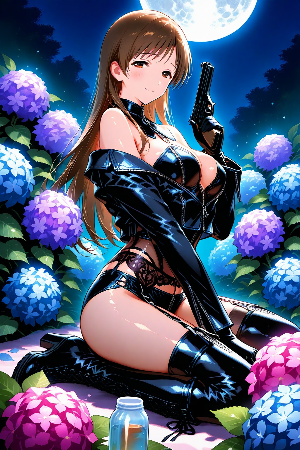 スパイ衣装の新田さん