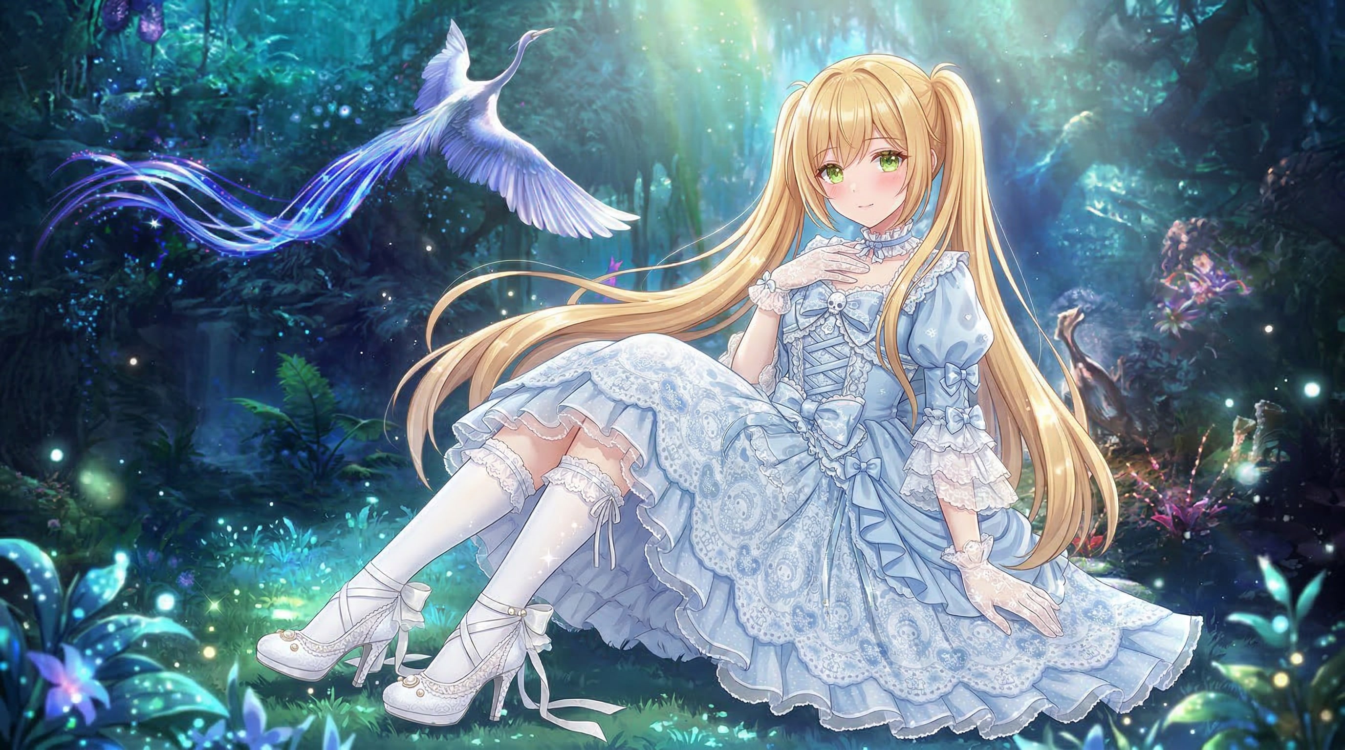 蒼光の夢幻森 | の人気AIイラスト・グラビア