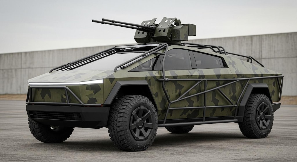 テスラサイバートラック軍用車