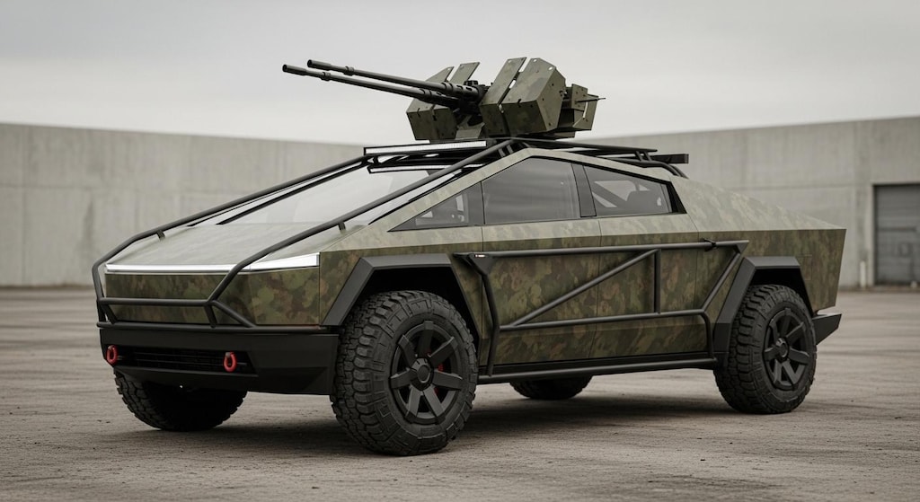 テスラサイバートラック軍用車