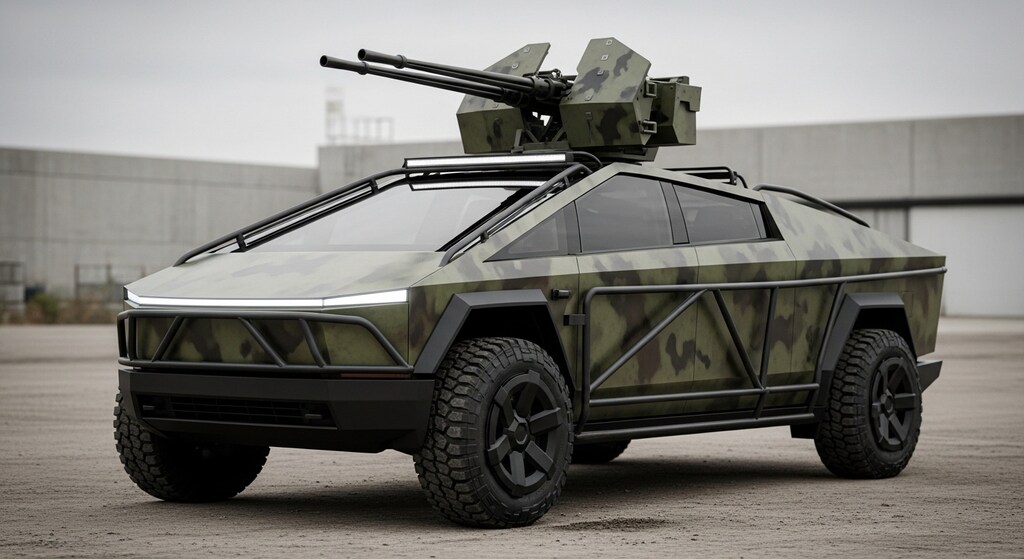 テスラサイバートラック軍用車