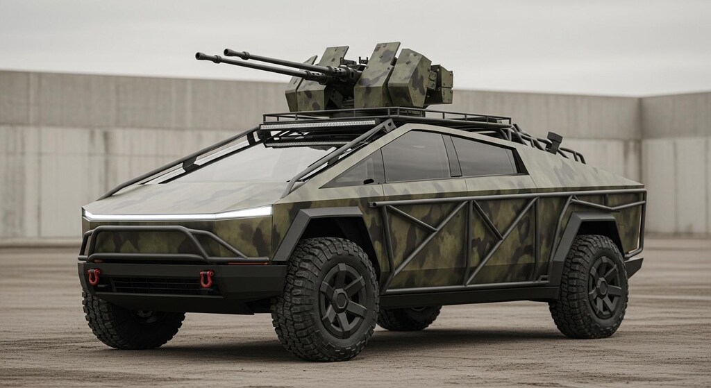 テスラサイバートラック軍用車