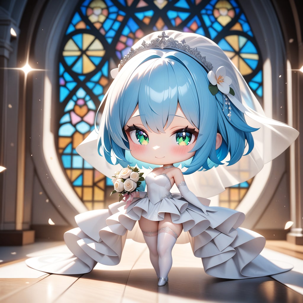 花嫁A子 デフォルメフィギュア風