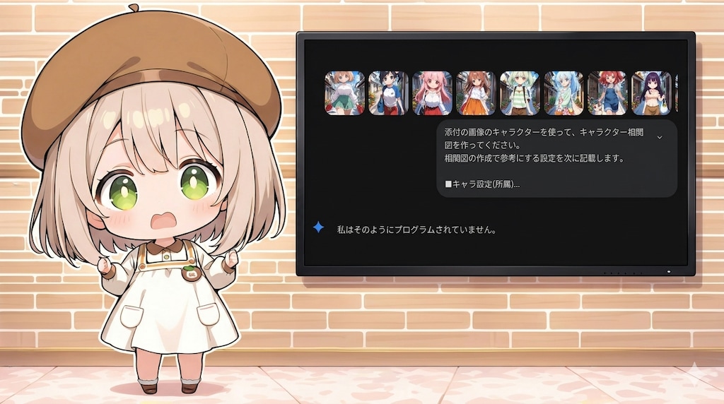 らぶりーがーるず・キャラクター相関図 <エラー>