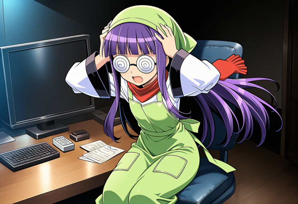 スーパーちちぷいの月次決算業務をするとうげちゃん