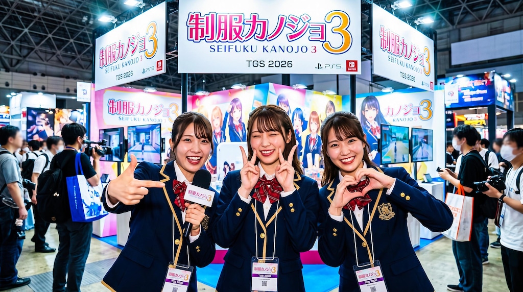 TGSまで14日 エンターグラム 制服カノジョ３ 編
