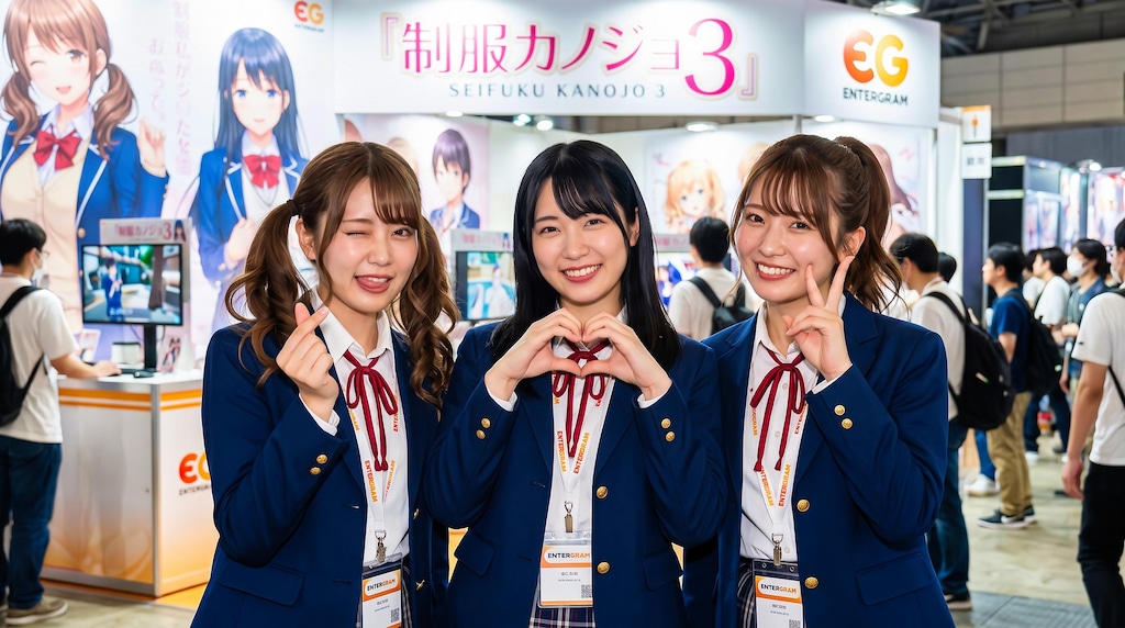 TGSまで14日 エンターグラム 制服カノジョ３ 編