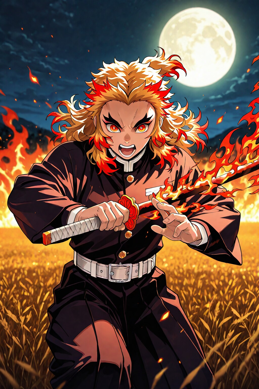 BONSAIで煉獄杏寿郎🔥 | の人気AIイラスト・グラビア