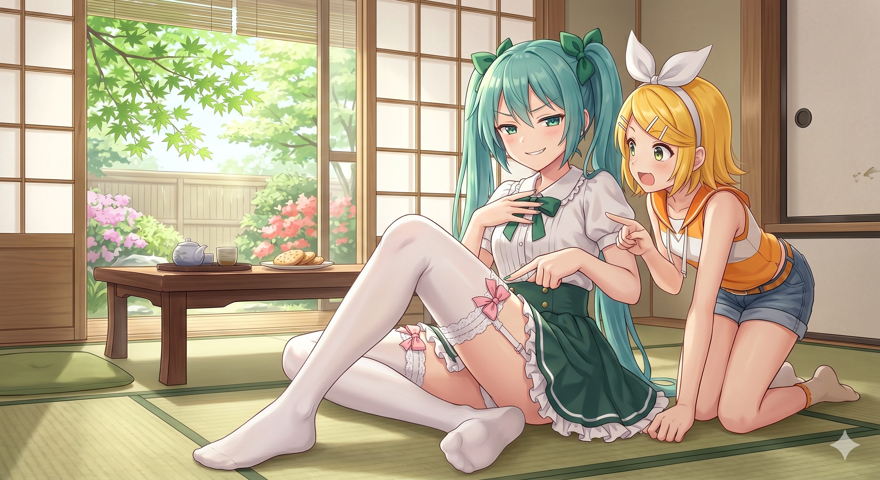 リンさんとミクさん✨