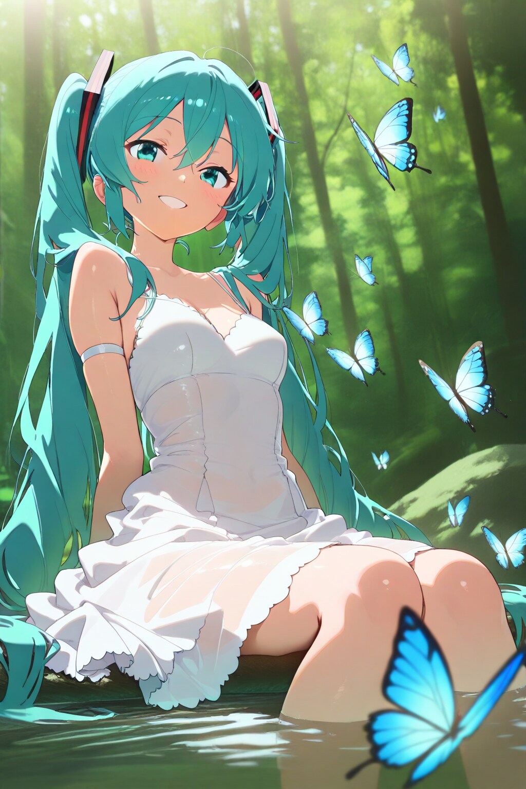 森の白い少女