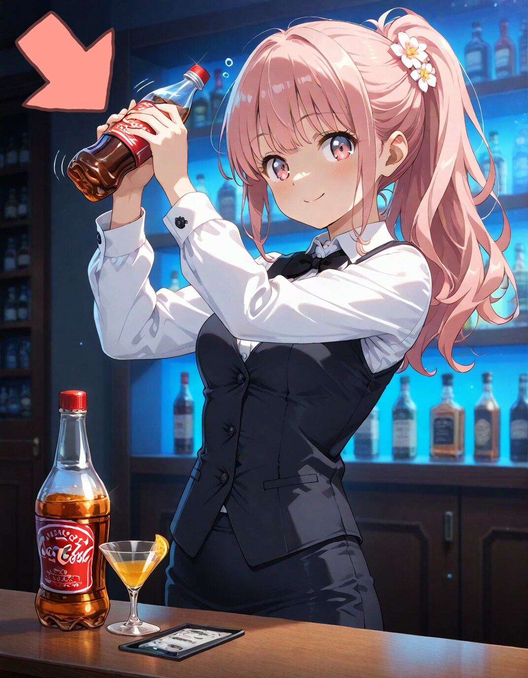 バーメイド アイコンの人