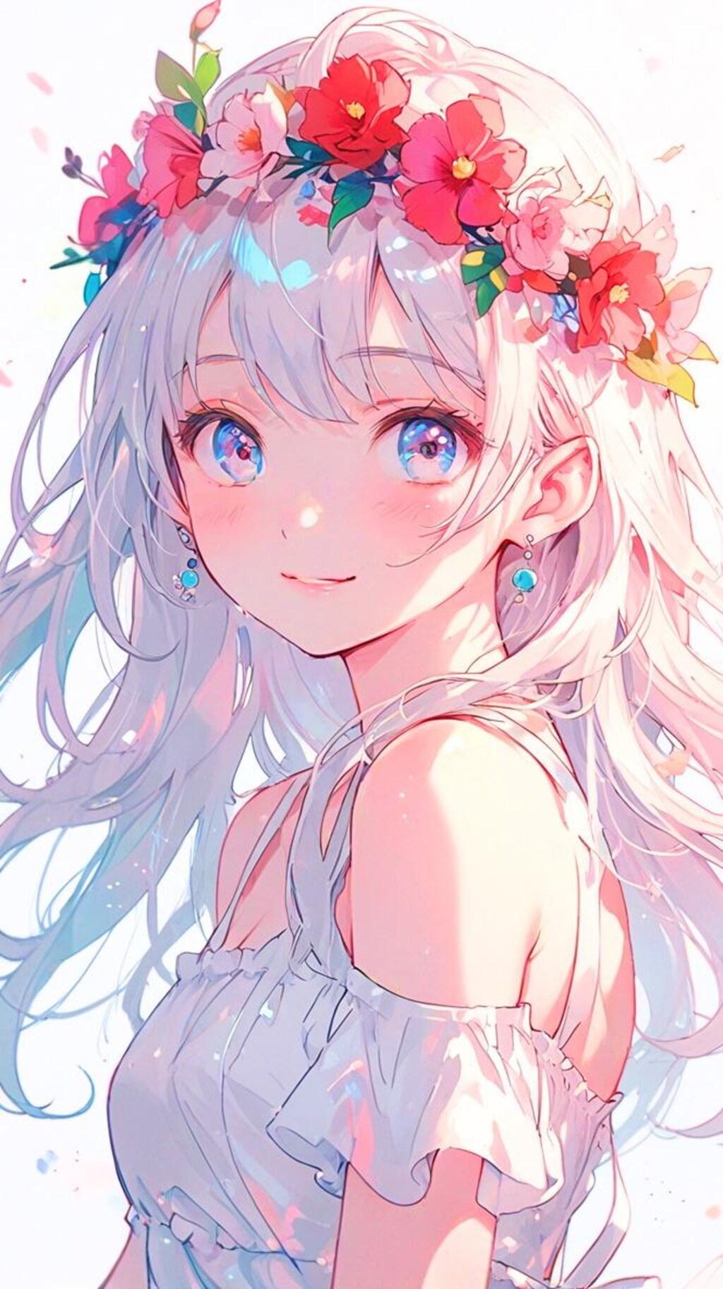 花冠と羽根