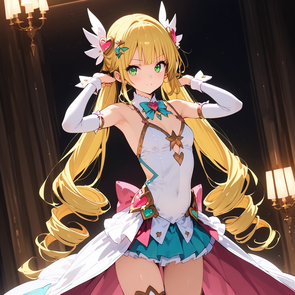 ツインテイルドリラーな魔法少女 | の人気AIイラスト・グラビア