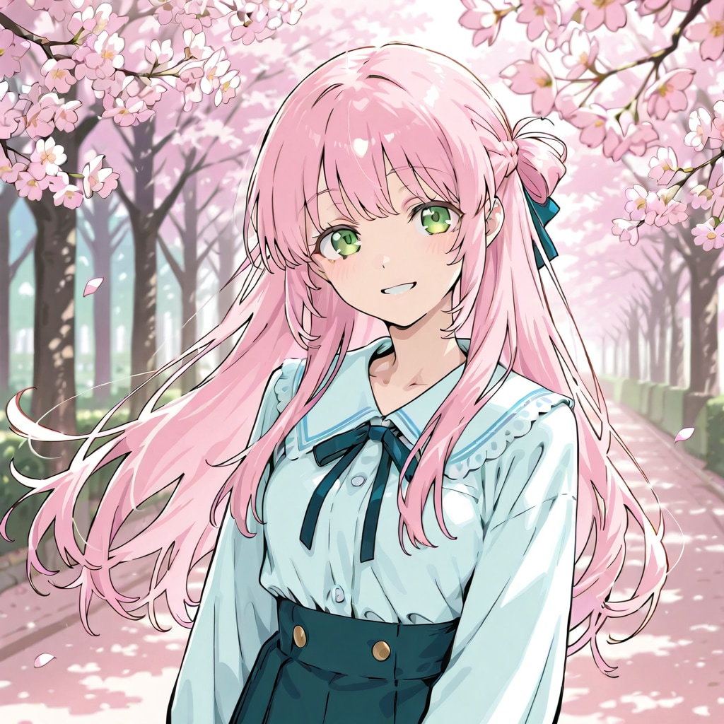 桜色の少女 | の人気AIイラスト・グラビア