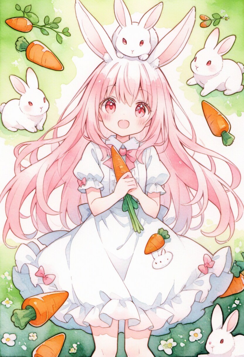 桃色うさぎ | の人気AIイラスト・グラビア