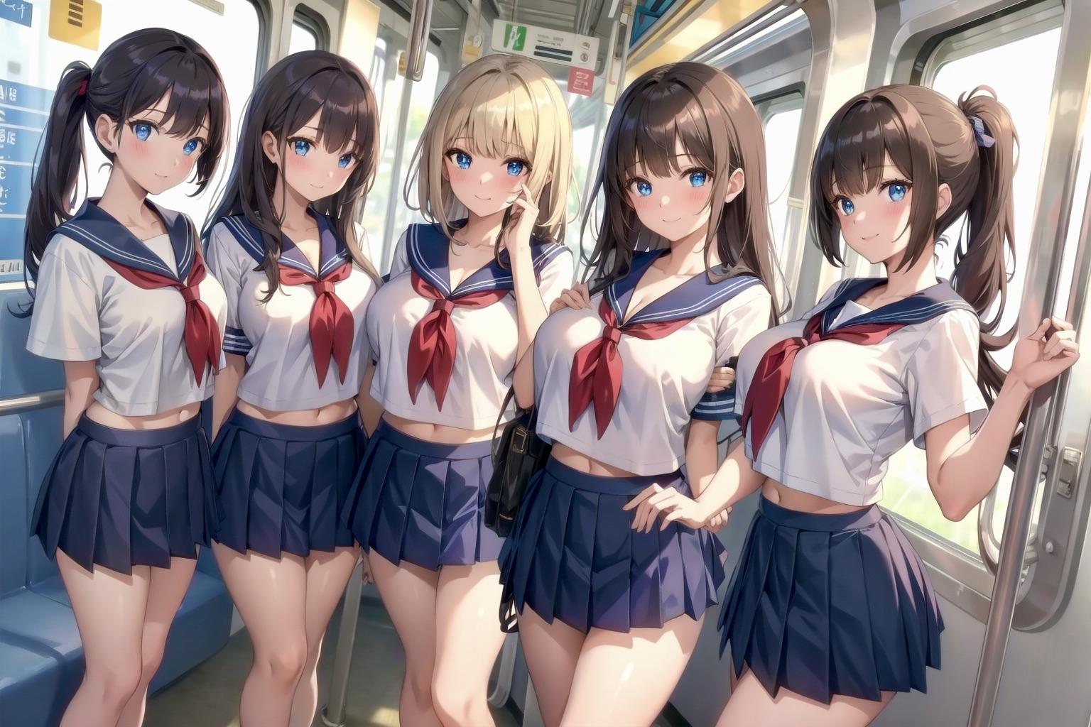 ここを通りたければ私たちの下僕になりなさい！　〜制服のある風景〜