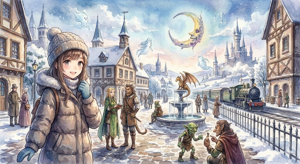 ファンタジーな旅2 | の人気AIイラスト・グラビア