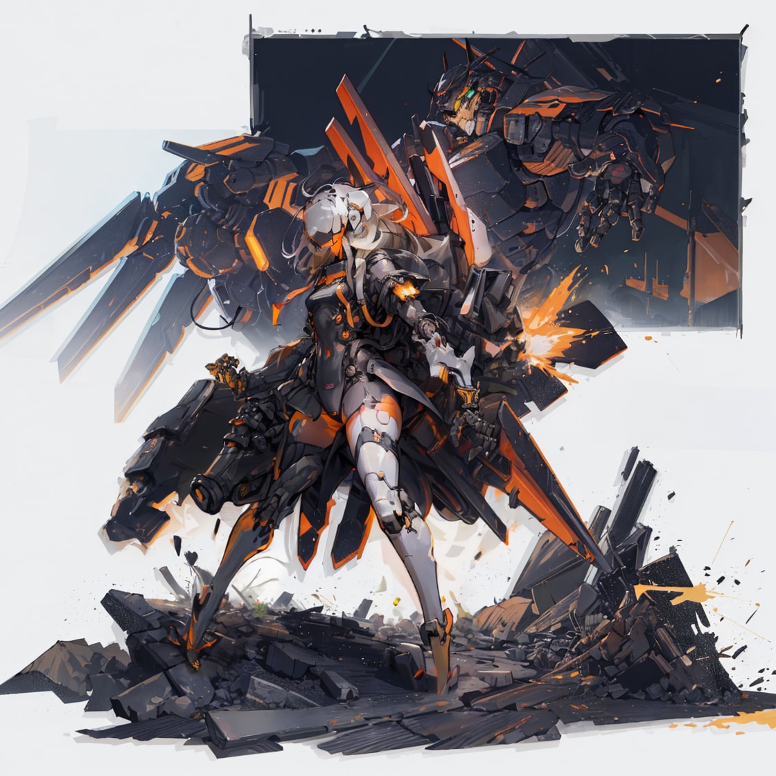 Girl and Robot923 | の人気AIイラスト・グラビア