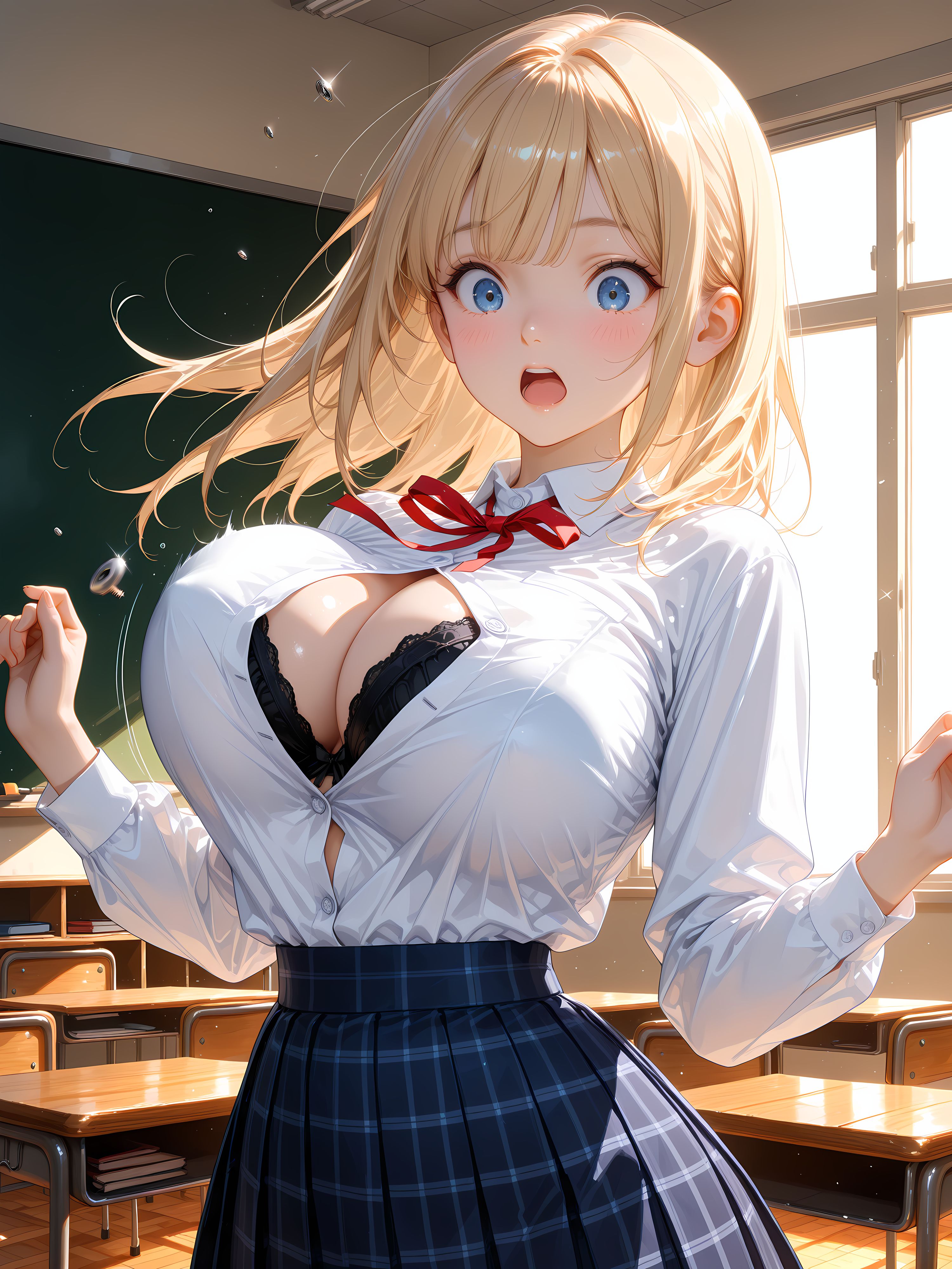 転校生ちゃんのボタン飛ばし