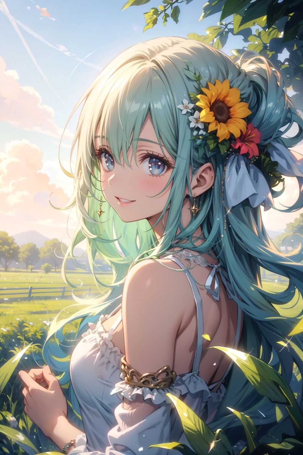 高原の朝