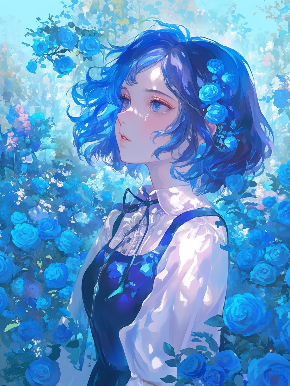 青薔薇少女