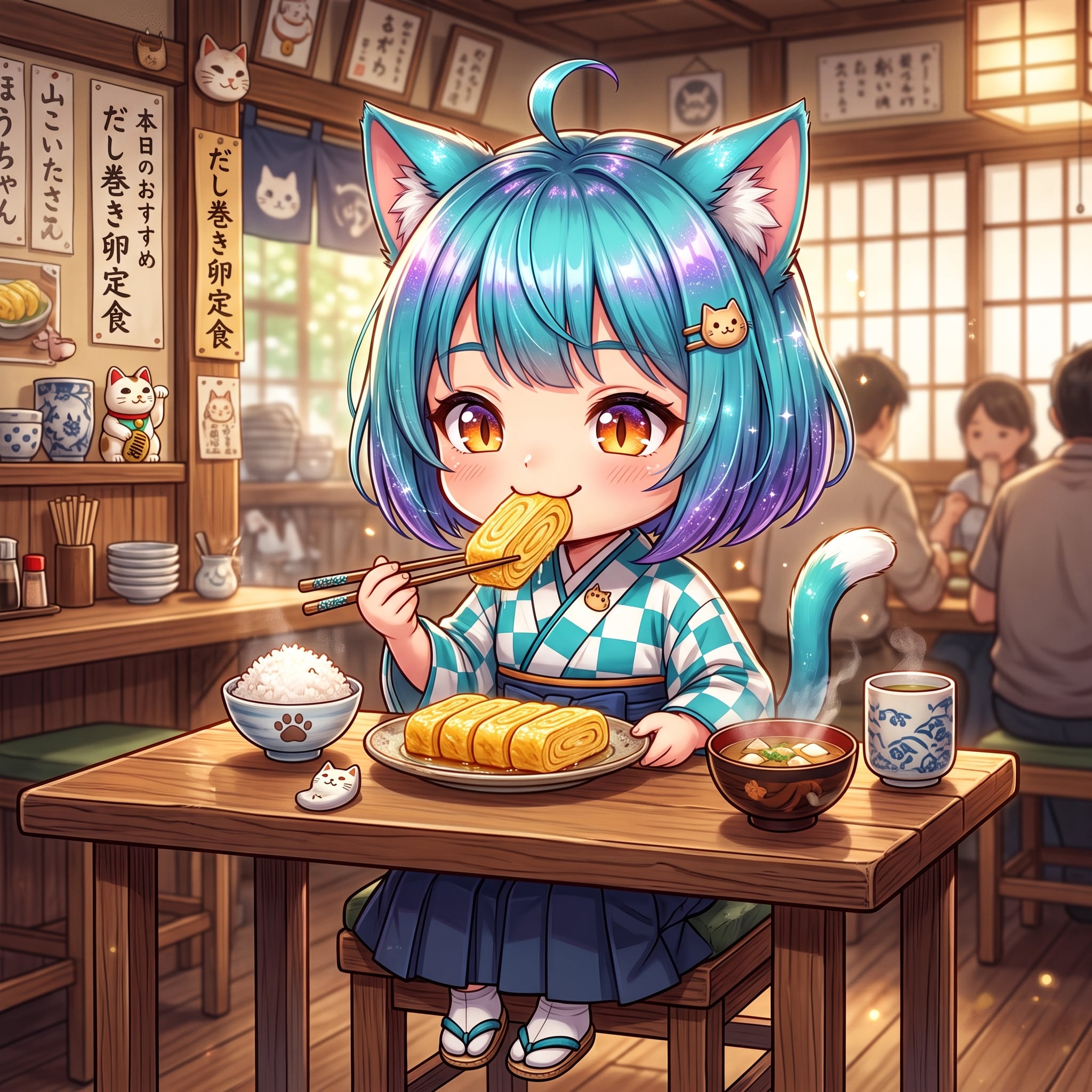 今日のお昼はだし巻き卵です | の人気AIイラスト・グラビア