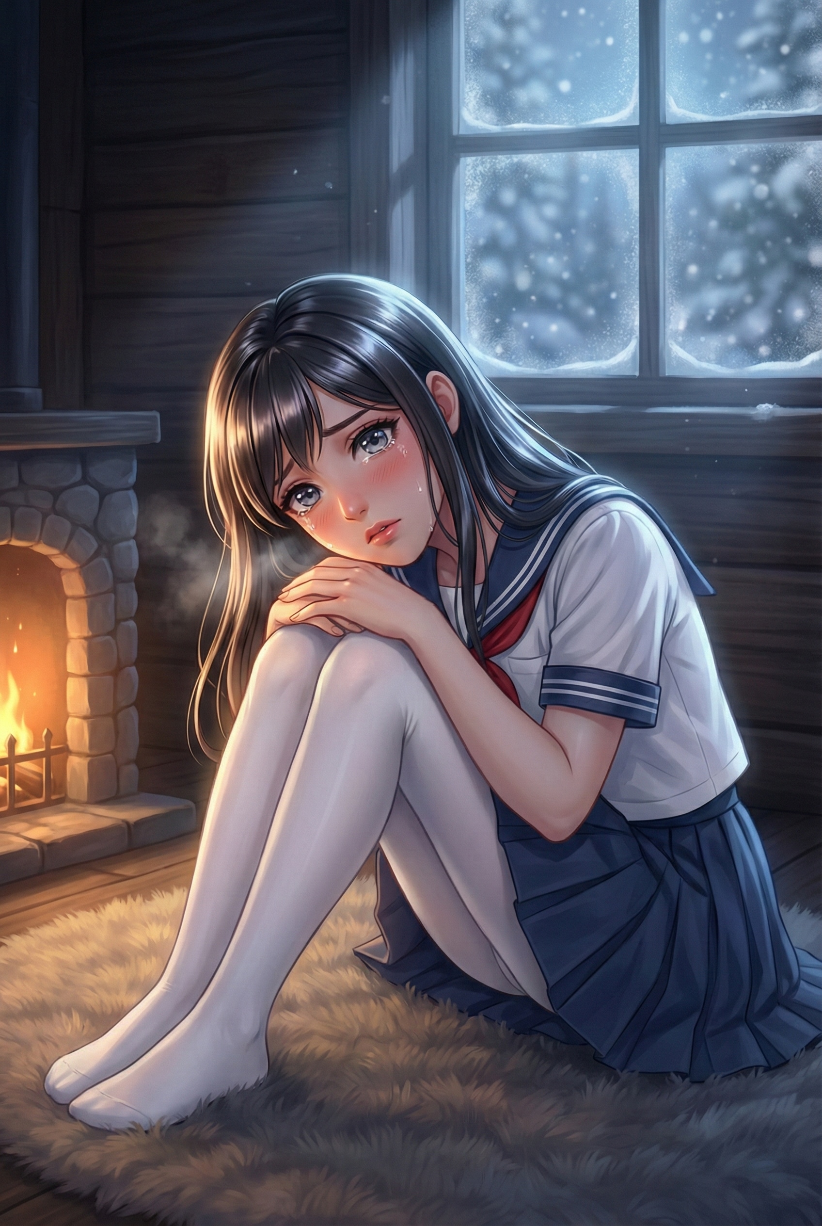 雪窗 | の人気AIイラスト・グラビア