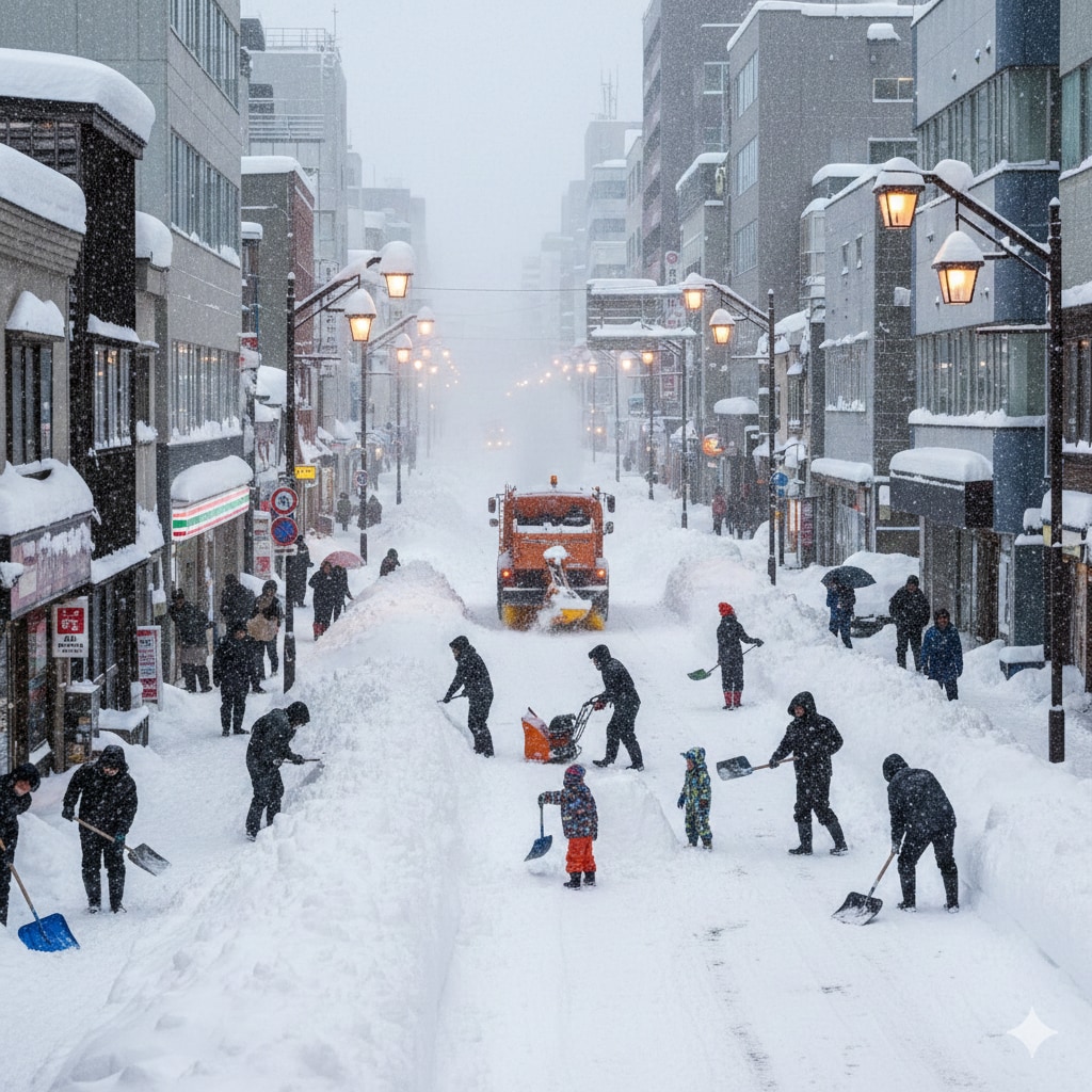大雪には参った…
