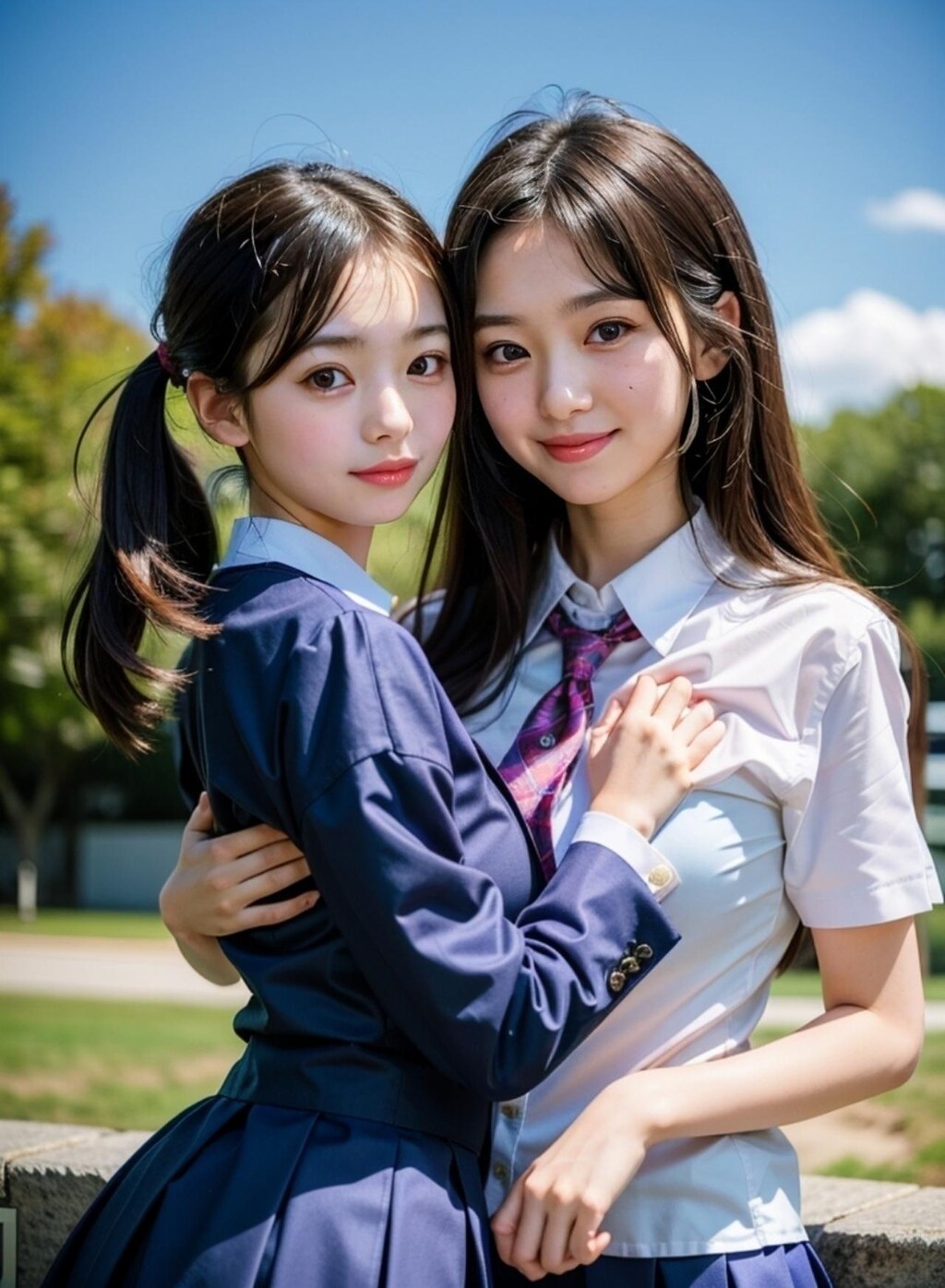 仲良し姉妹