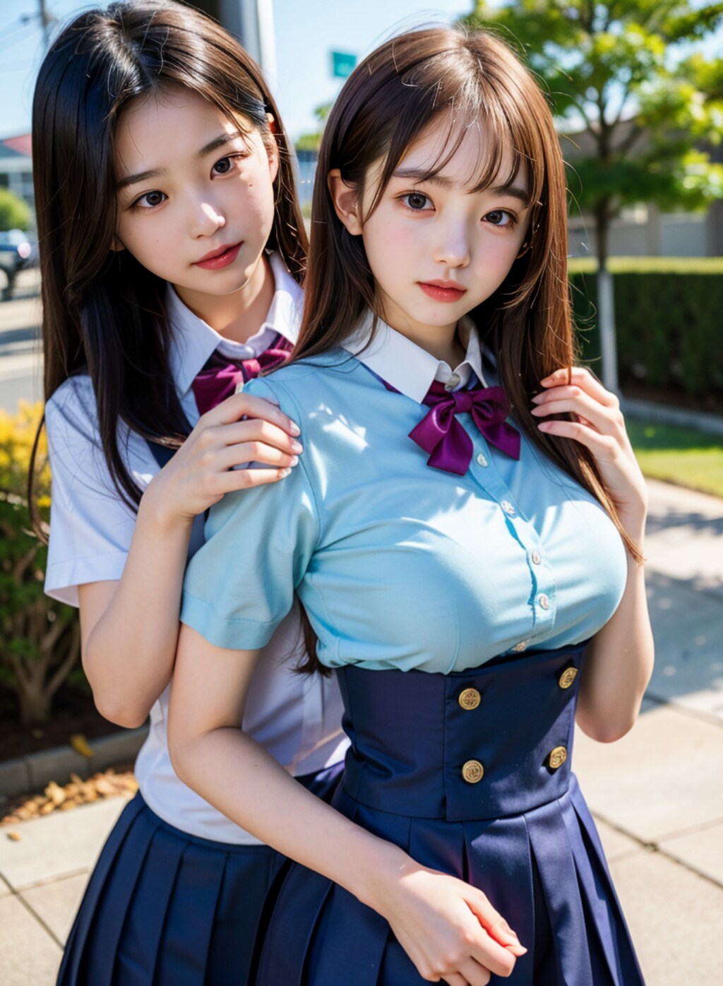 仲良し姉妹