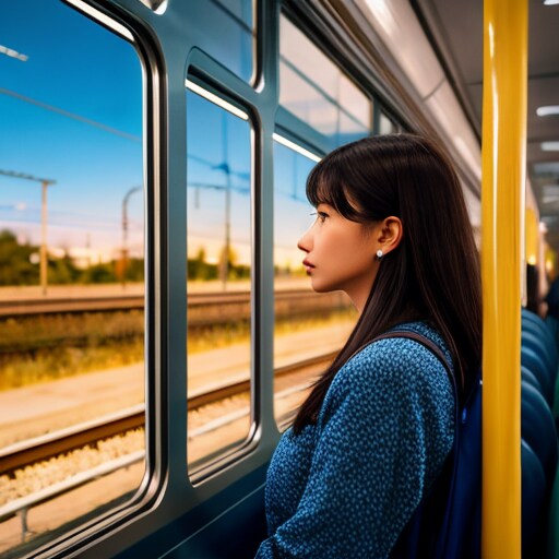 残照の停車場 | の人気AIイラスト・グラビア