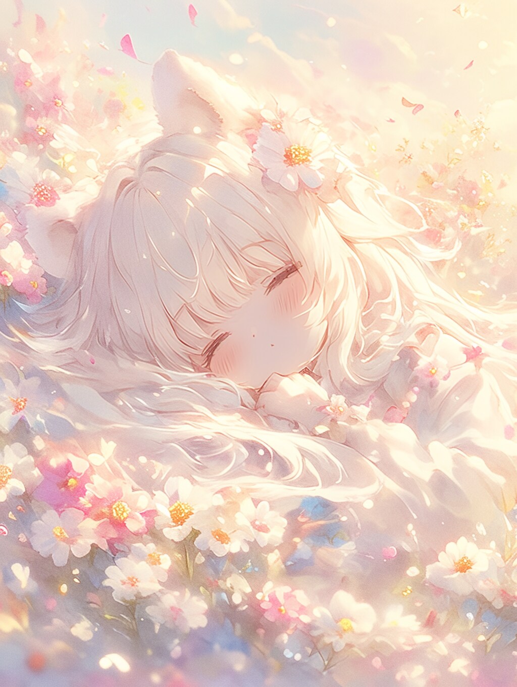 くま娘✖︎花まみれ②🐾