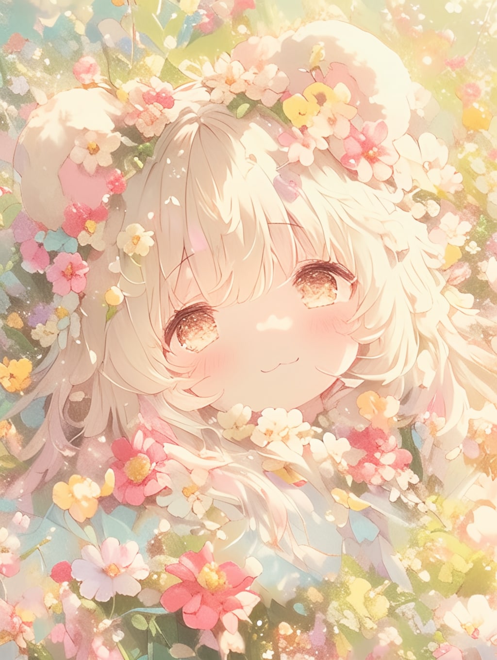 くま娘✖︎花まみれ②🐾