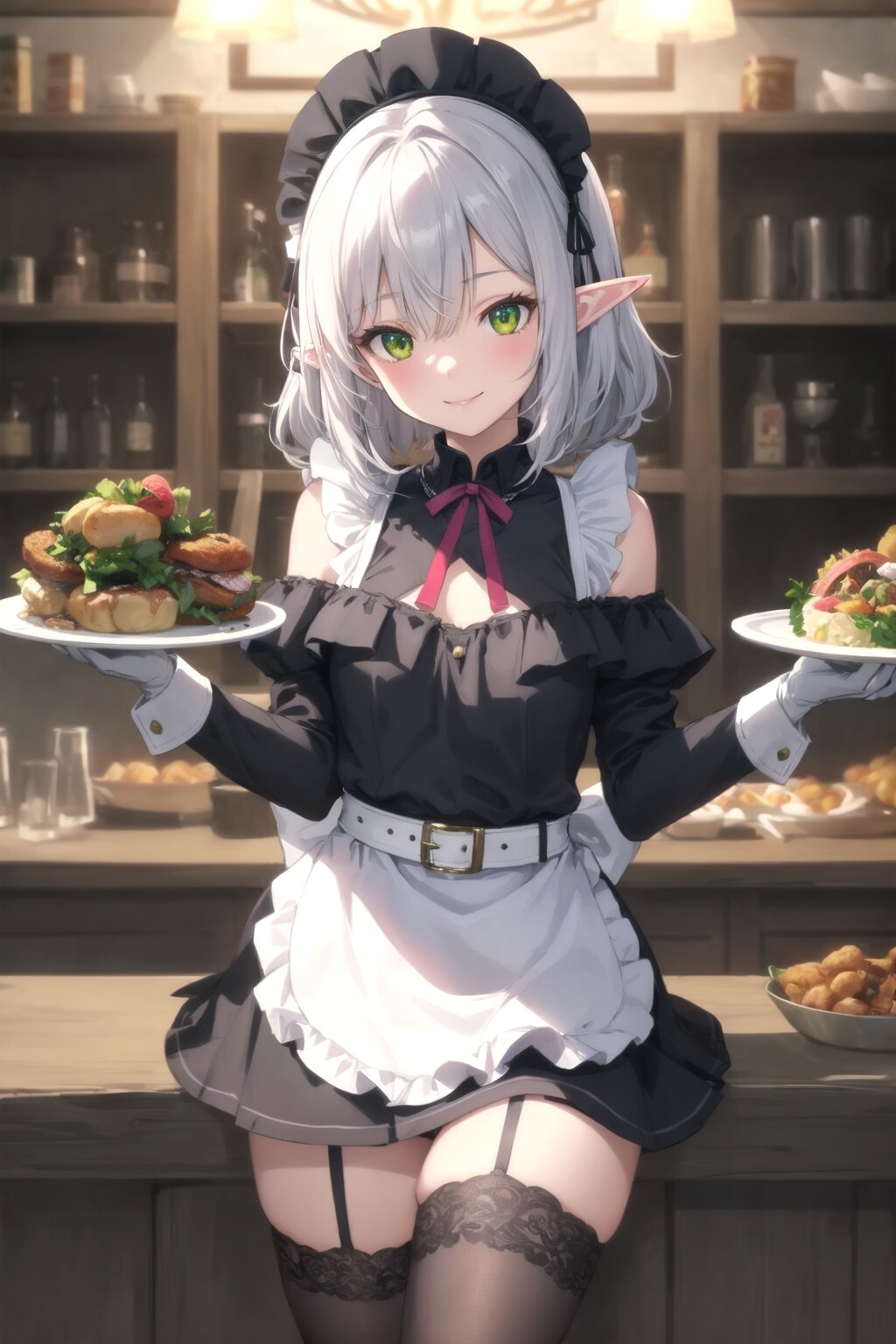 ぐでんぐでん亭ウェイターちゃん「大盛りだよ！いっぱい食べていってね！」
